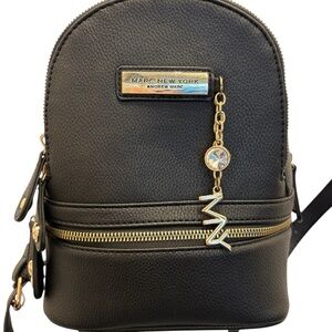 Marc New York By Andrew Mark Black Backpack Purse